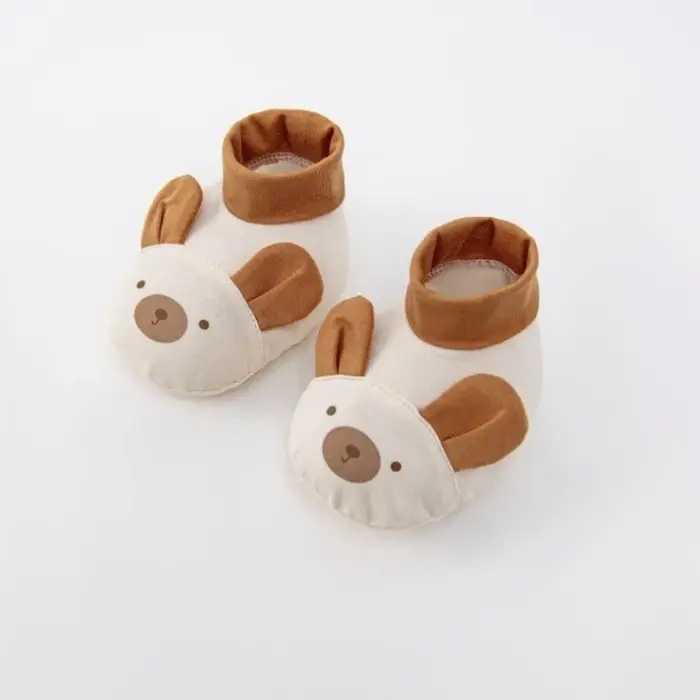 Set phụ kiện sơ sinh Nous 4 món màu be phối màu tai gấu
