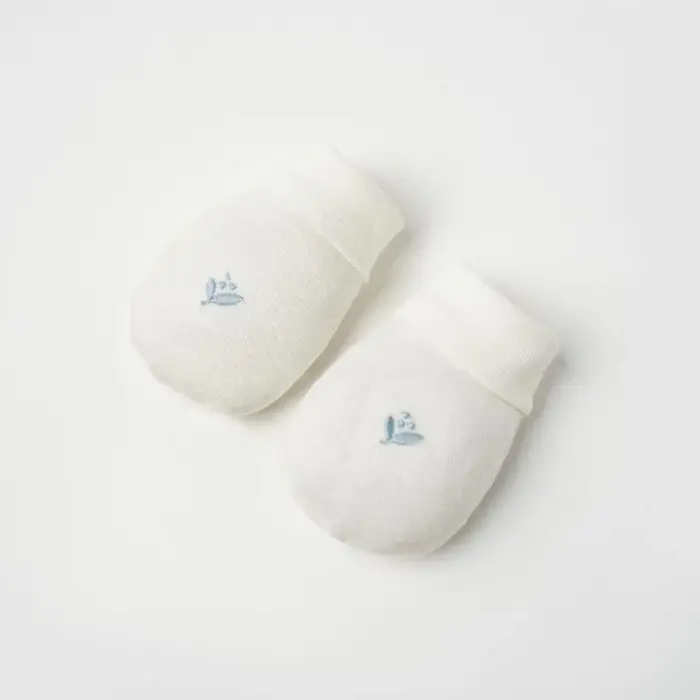 Set quà tặng sơ sinh Nous 5 món màu trắng phối xanh
